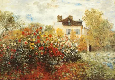 Artist's Garden at Argenteuil by Claude Monet
